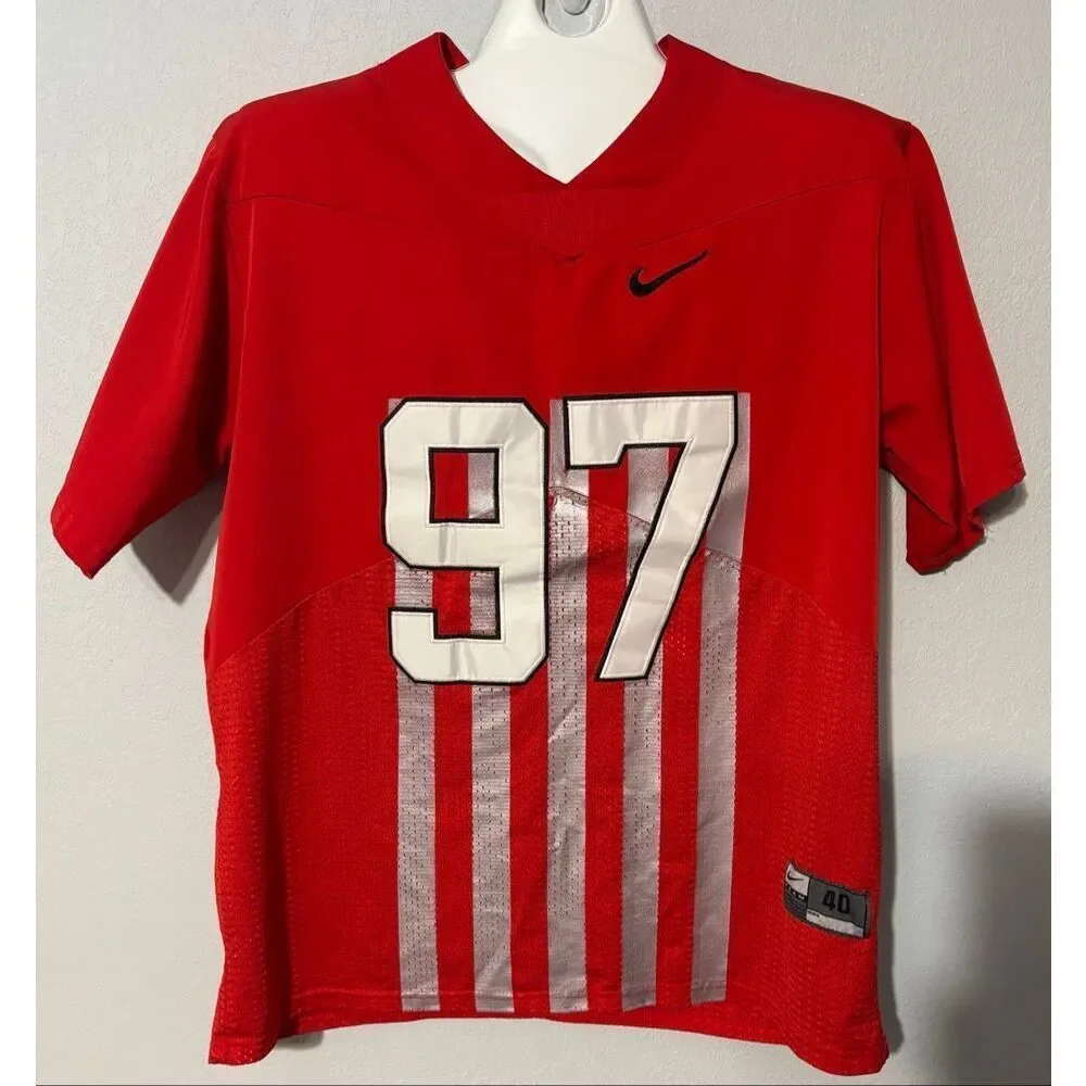 Ohio State Buckeyes Nike #97 Joey Bosa 1916 Throwback Football Jersey Size 40 M